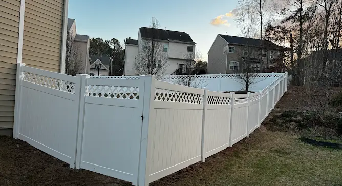 Quality Vinyl Fencing in Durham NC